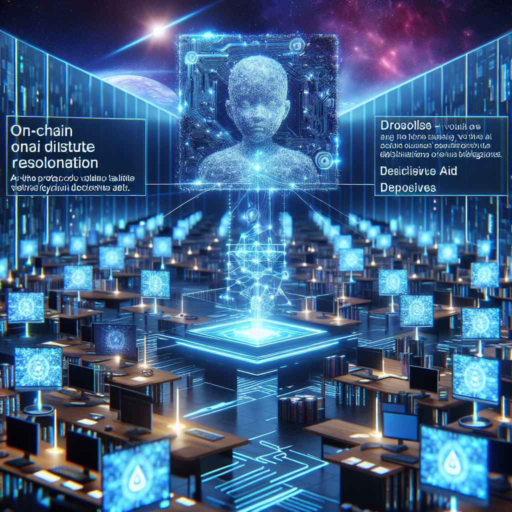 2. Illustrate the process of on-chain dispute reso...