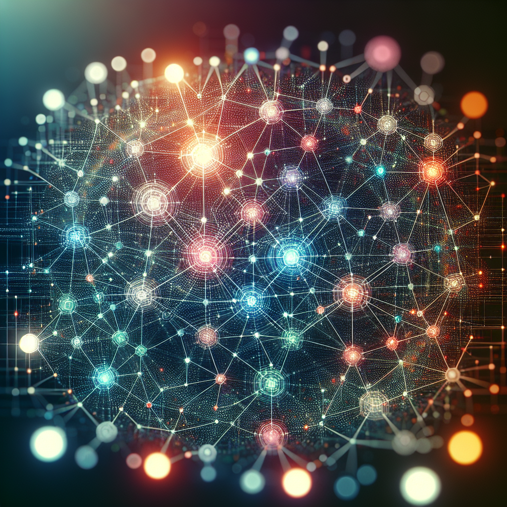 1. Create an image of a digital network with inter...