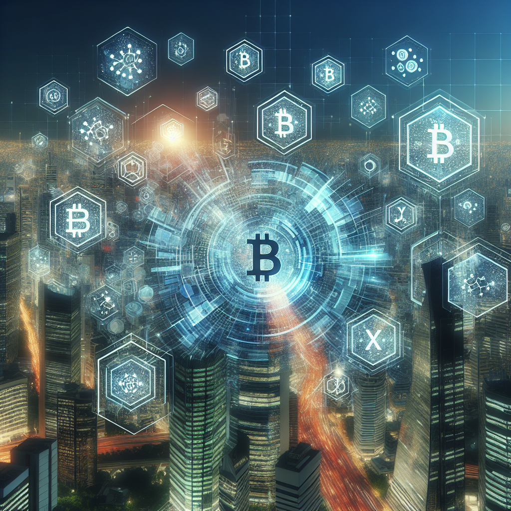 1. Visualize a futuristic cityscape with digital a...