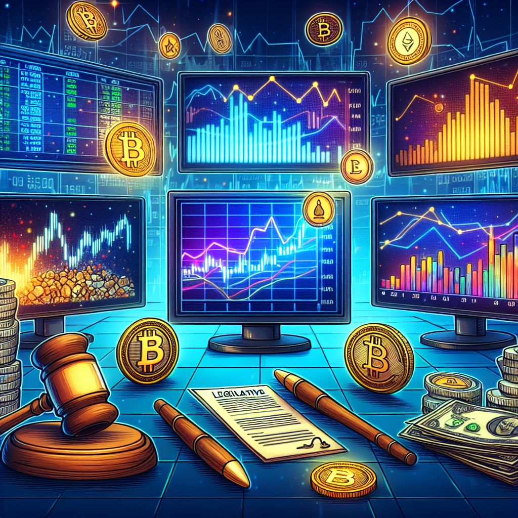 3. Visual prompt: Depict a digital finance market ...