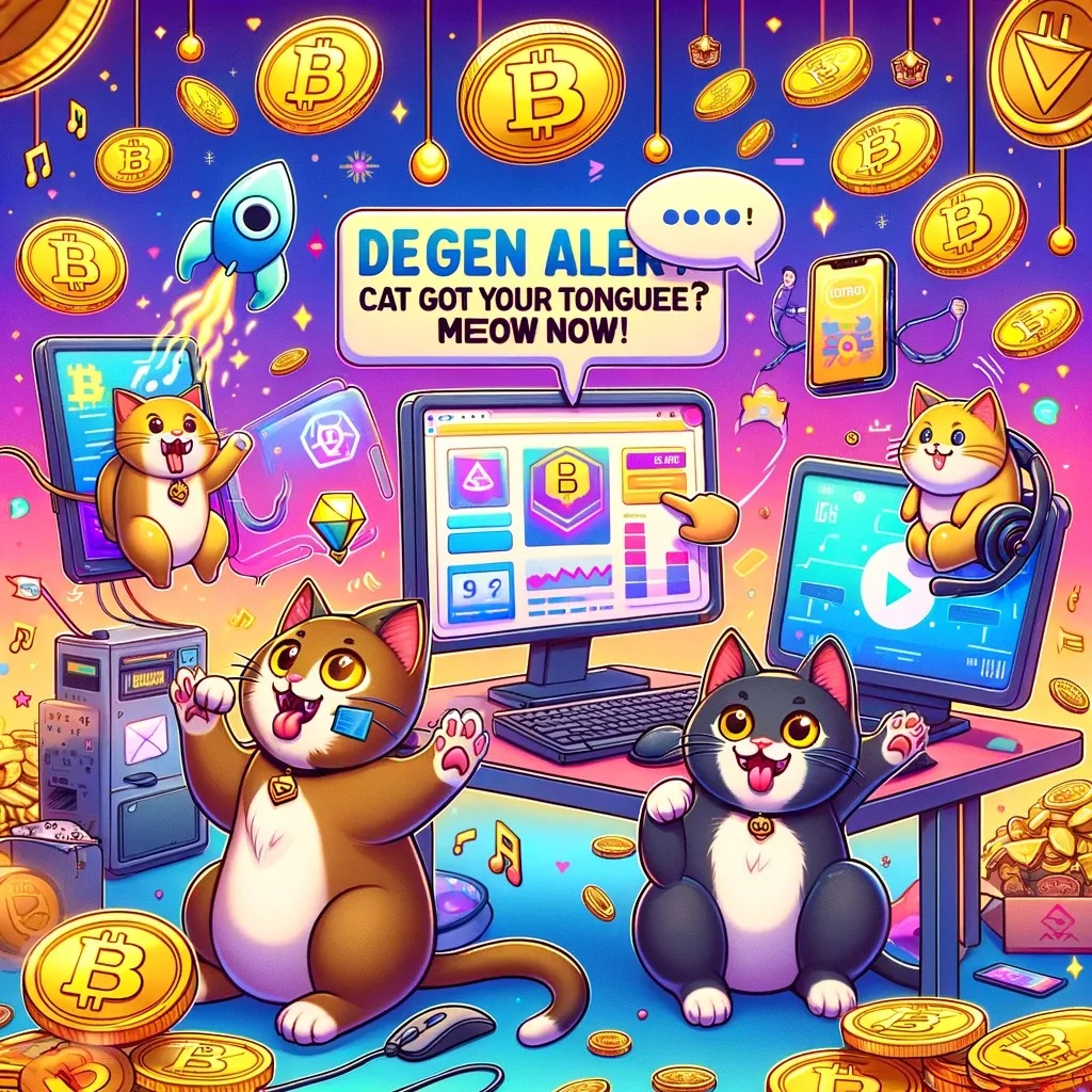 Degen Alert! beoble Airdrop: Cat Got Your Tongue? Meow Now!